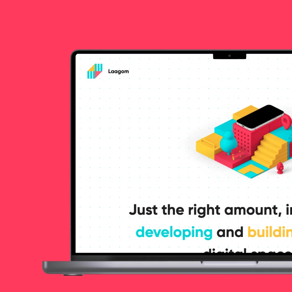 Laagom Landing Page UI